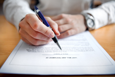 What happens if there is an error or mistakes in a last will and testament?