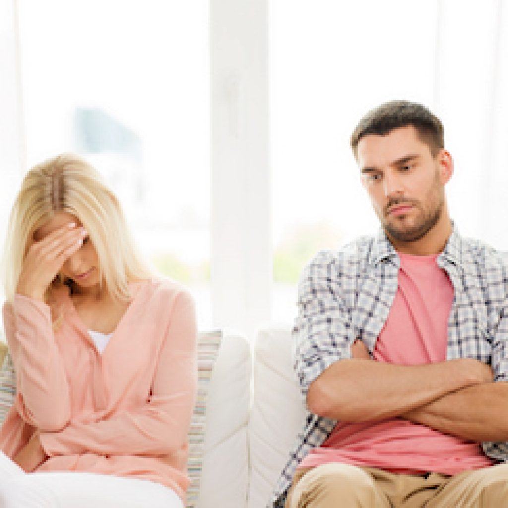 A couple thinking about the cost for getting a lawyer to resolve their family law dispute
