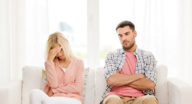 A couple thinking about the cost for getting a lawyer to resolve their family law dispute