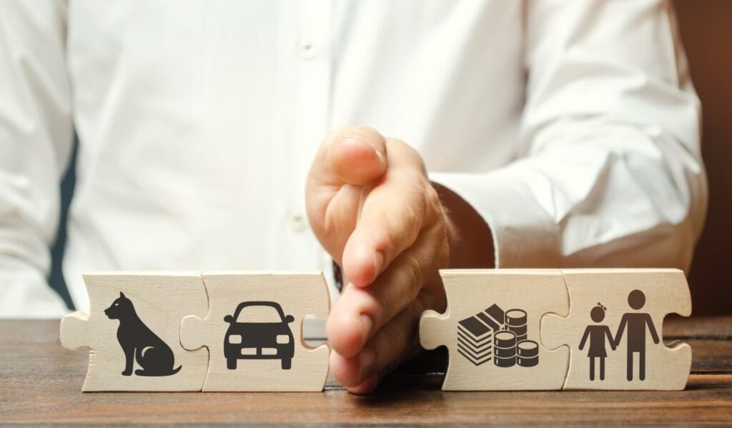 How Assets are Split in a Divorce