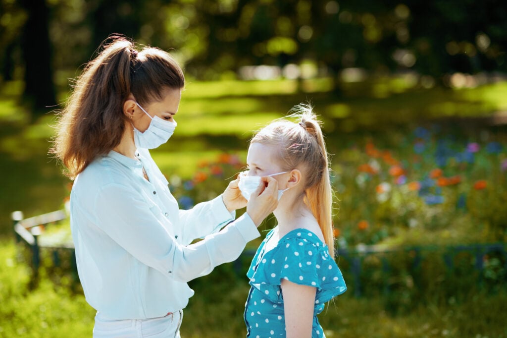 safety precautions, supervise the father’s parenting time, sought liberal and unsupervised parenting time, child contracting COVID-19