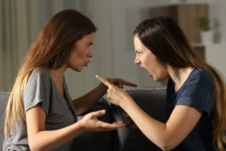 Two sisters fighting over a will